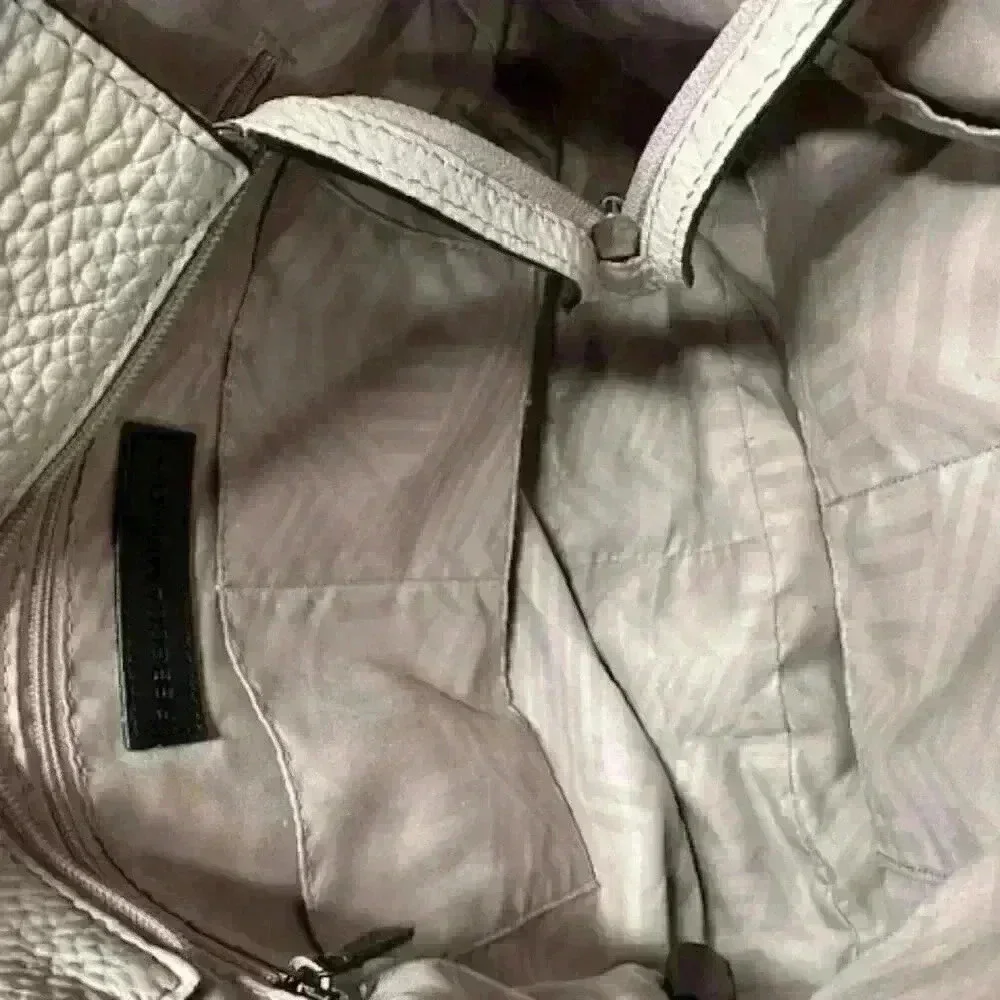 Rebecca Minkoff Gray Pebbled Leather Shoulder Hobo Bag - Picture 13 of 13